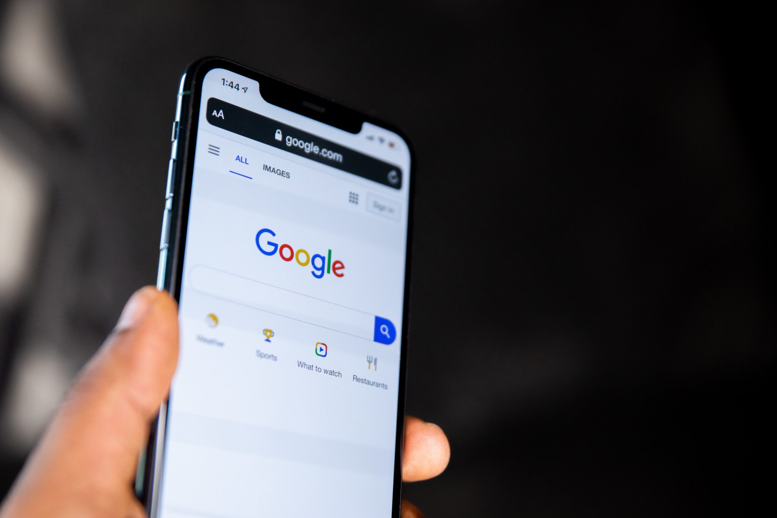 Moteur de recherche Google